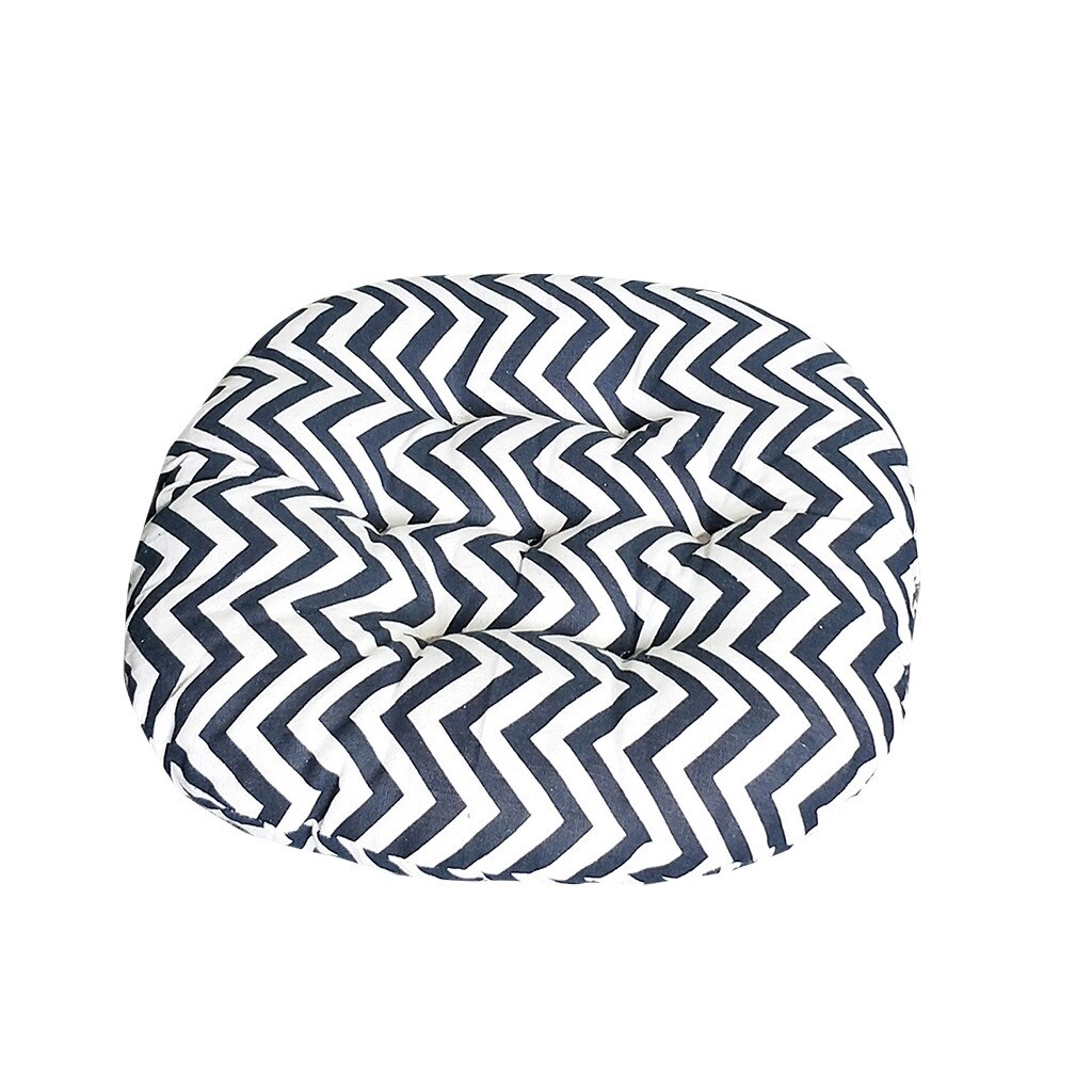 Round Cotton And Linen Style Cushion Round Meditation Chair Cushion 40x40cm Kitchen Office Chair Indoor Outdoor Dining: D