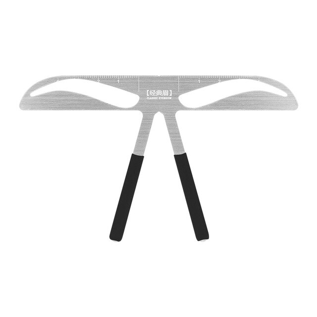Plantilla de Metal para dar forma a tatuajes, regla de equilibrio de cejas, Microblading, necesidades para maestros del bordado y tatuaje de cejas, 1 ud.: Classic