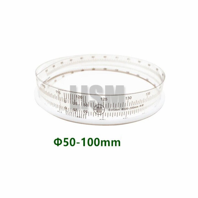 10-350mm Flexible Ruler O-rings Inside And Outside Diameter Ruler Measurement Tool Measuring Ruler