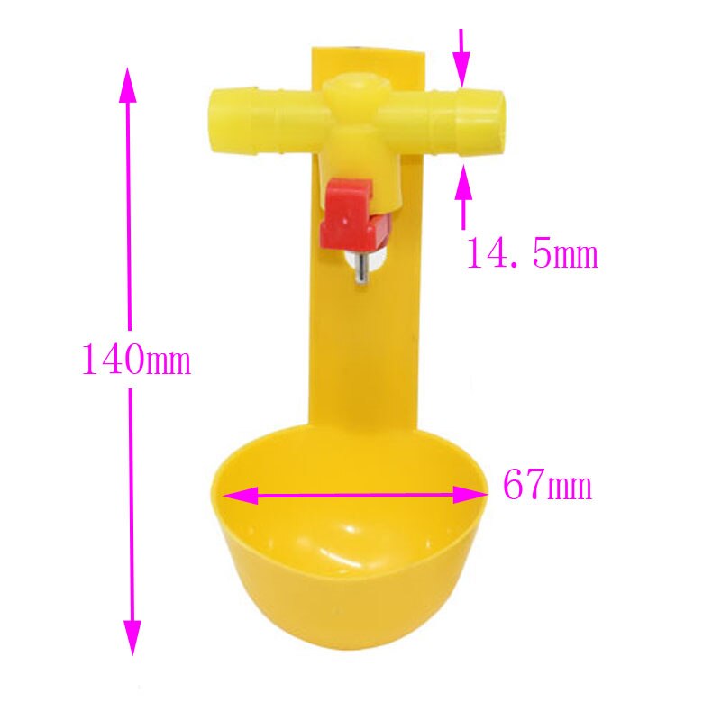 poultry Supplies Chicken waterer Cups Bird Feeding Cup Spring drinking Quail Bird Poultry Cage Automatic Drinking Device