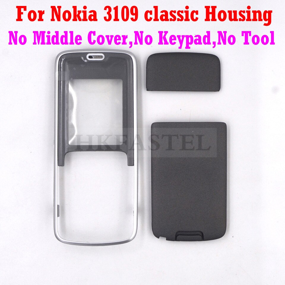 HKFASTEL Cover For Nokia 3110c 3110 Classic 3109c 3109 Mobile Phone Full Housing with Keypad Case Tool: 3109C Housing