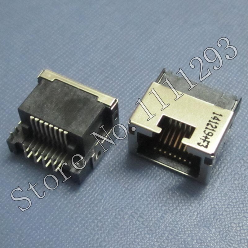 5pcs/lot Network Connector / Ethernet port / LAN Jack Connector for HP etc Laptop RJ45 Port 8-pin