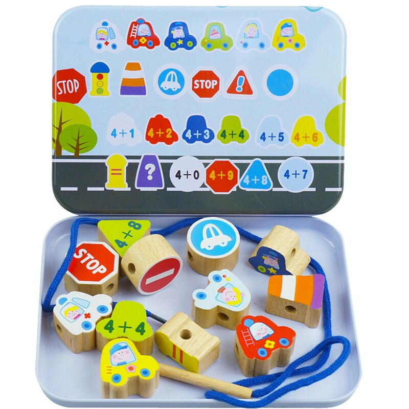 Taimsky Wooden Puzzle Toy - Farm Animal Dress Up Jigsaw - Cartoon Style - TY-740