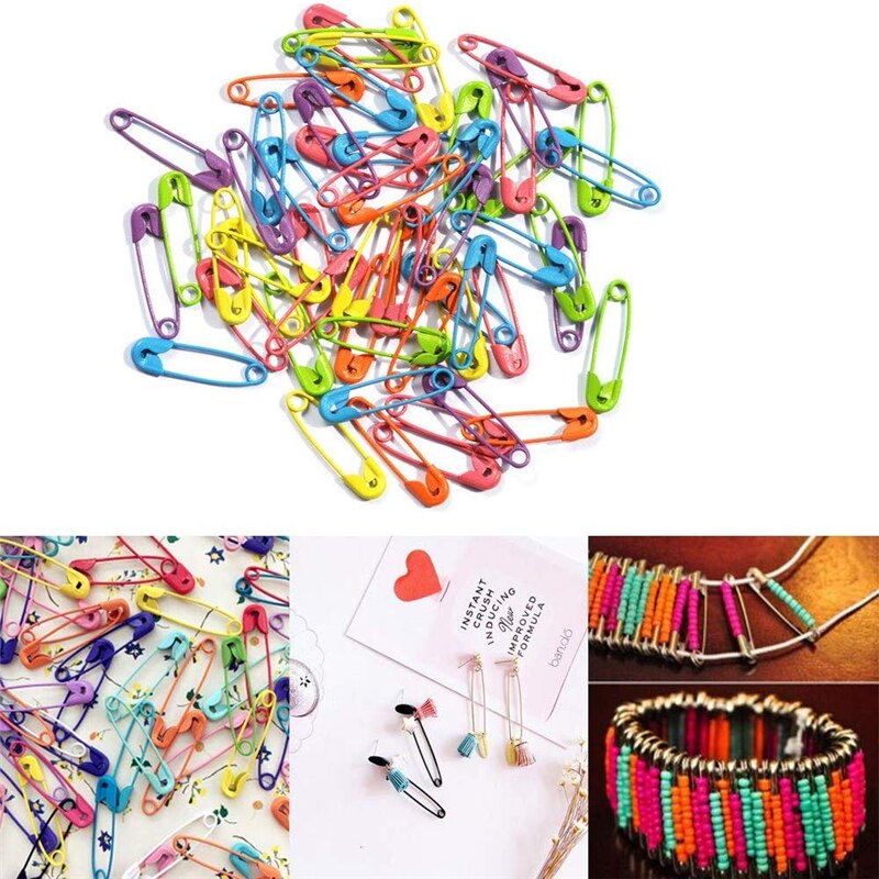 Miusie 500 Stuks Veiligheidsspelden Diy Naaien Gereedschap Accessoire Rvs Naalden Grote Veiligheid Pin Kleine Broche Kleding Accessoires