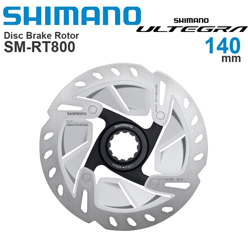 Original shimano ultegra  r8000-  sm  rt800 centerlås-skivebremse rotor-isteknologi freeza - 160/140 mm til  rt800 r8020 r8070
