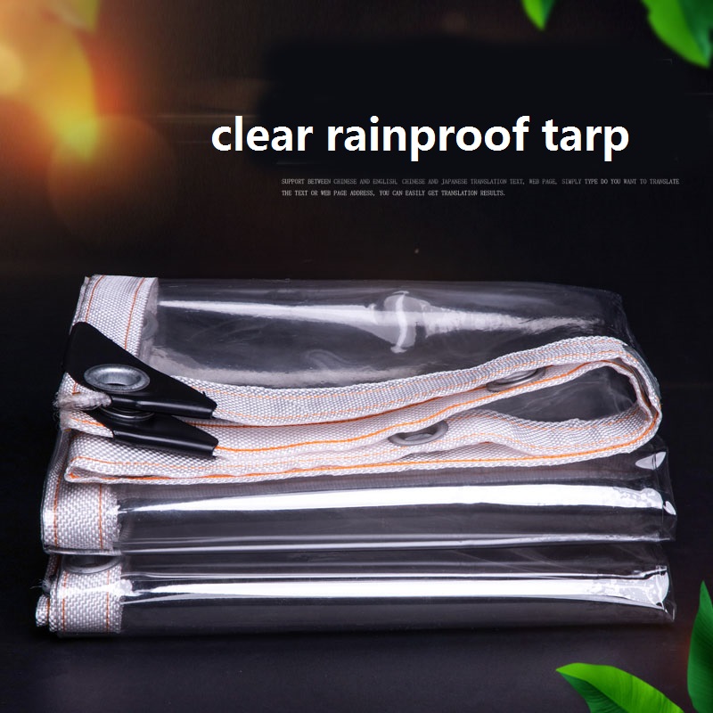 Clear Tarp Transparant Pvc Zacht Glas Huis Balkon Winddicht Regen Gordijn Outdoor Pavilion Succulenten Zon Doek Cover