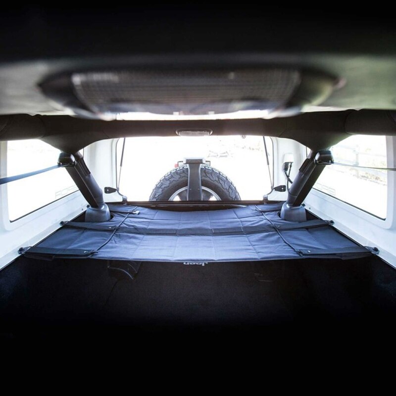 Marlaa til jeep wrangler 07-17 bil bagkoffert skærm lastdæksel skjold bagage sikkerheds skærm mærkat cover