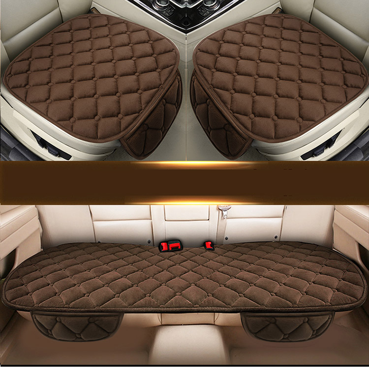 Housse de siège de voiture avant/arrière en lin/lin, coussin de protection, noir/rouge/Beige/gris/café/marron pour Seat Ibiza X1 X45: Rose Rouge