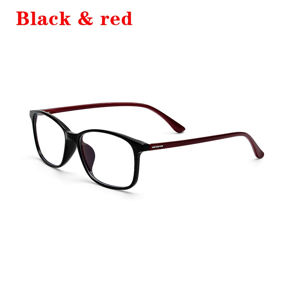 Blue Light Blocking Glasse Anti Blue Rays Computer Glasses Women Men TR90 Anti-UV Radiation Protection Gaming Glasses Eyewear: Black  red