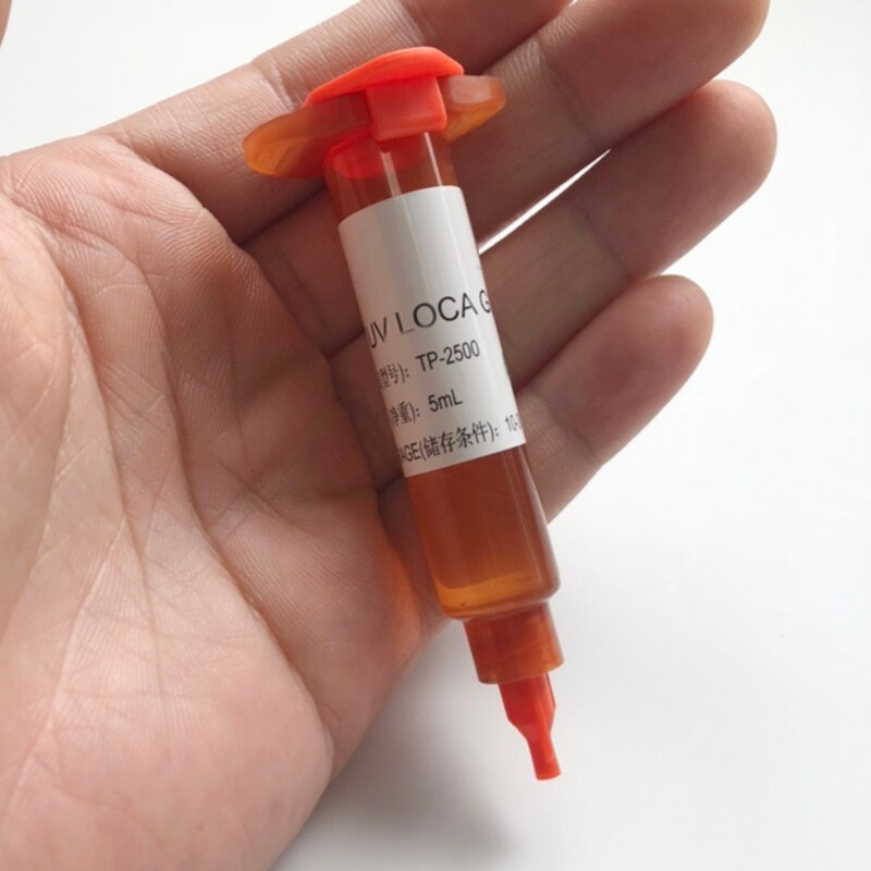 Colle adhésive de réparation ultraviolette 5ml, outil de réparation d&#39;écran de téléphone portable pour une restauration rapide d&#39;écran cassé
