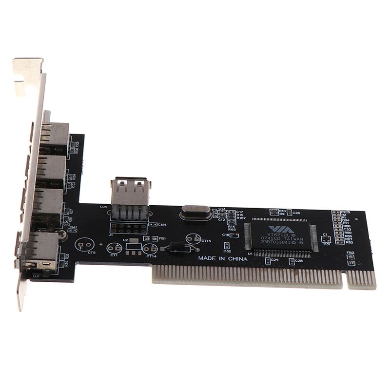 Usb 2.0 4 Port 480Mbps High Speed Via Hub Pci Controller Card Adapter Pci Kaarten
