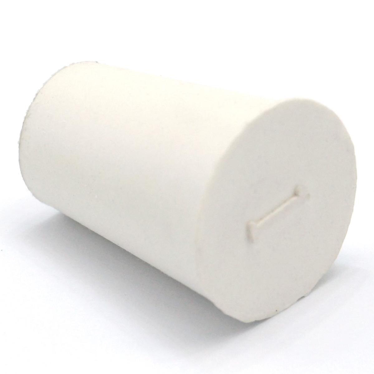 10pcs 14/19mm Rubber Stopper For Laboratory Test Tube Solid Bungs Airlock Lab Use