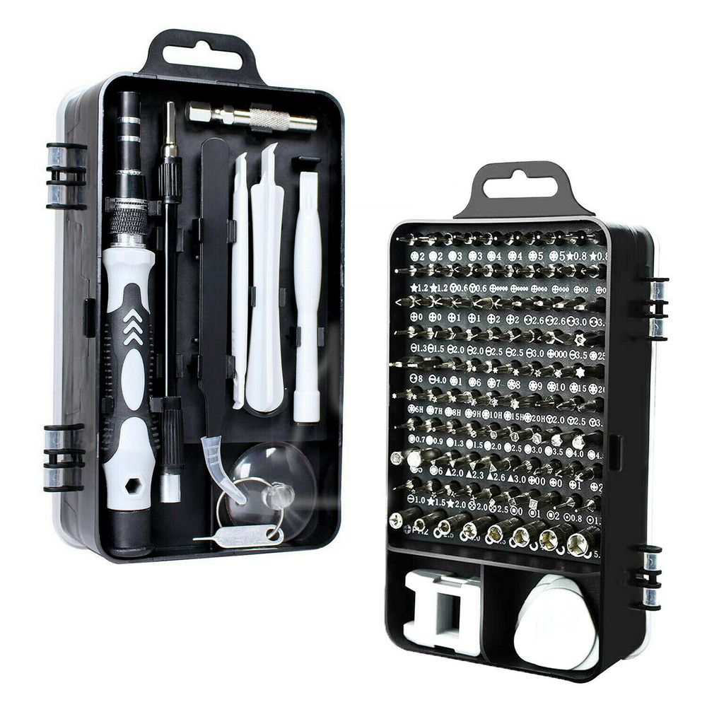 thumbnail image 2 of Acssart 115 In 1 Precision Screwdriver Set - Magnetic Bits Computer Repair Tool Kit, Steel 2 of 2
