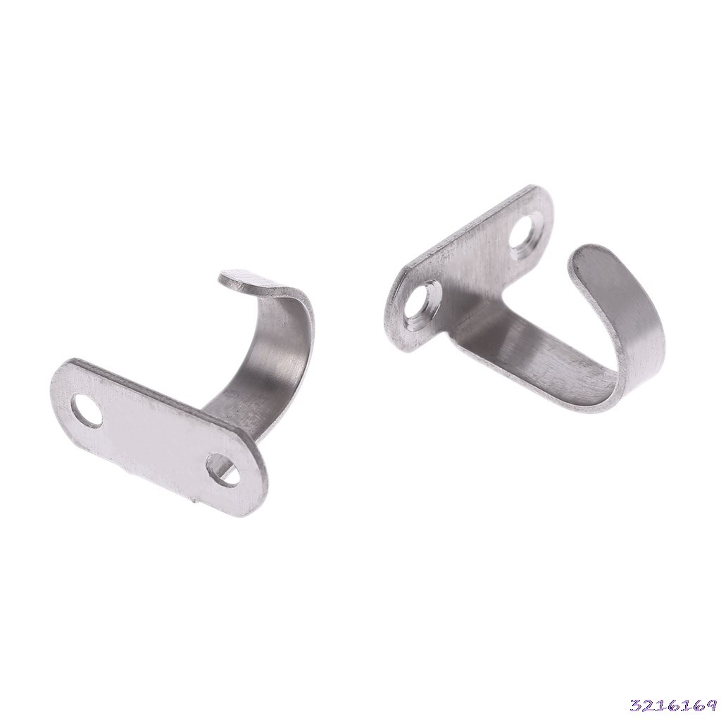 5x Rvs J Vorm Haak Voor Plafond Kabinet Top Hanger Doek Handdoek Robe