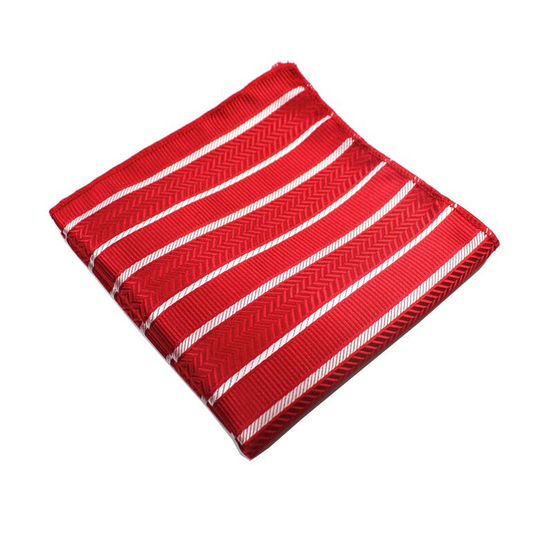 Mouchoir en soie Plaid tissé motif Paisley Hanky pour hommes, pochettes carrées, idéal pour les affaires, mariage: 04