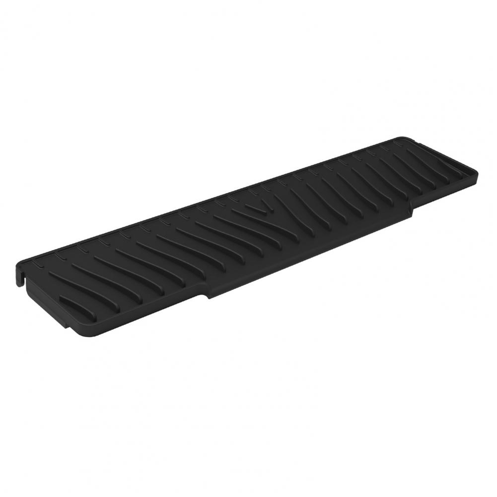 Tapis de vidange pour évier de cuisine, robinet en Silicone, protection contre les éclaboussures, ensemble de tapis de vidange pour cuisine salle de bains, eau antidérapante pour ferme: Rouge