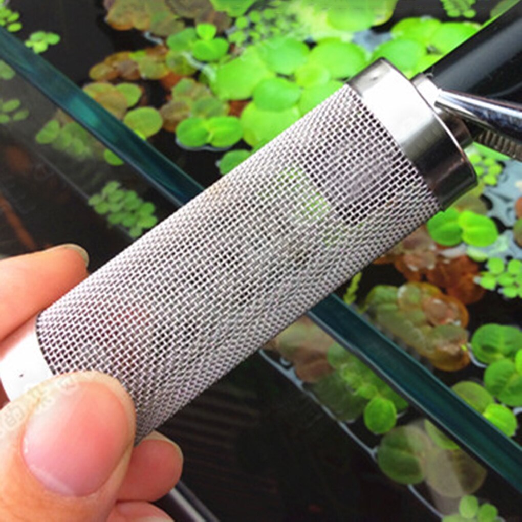 Stainless Steel Aquarium Filter Inflow Inlet Basket Mesh Shrimp Protect Fish Tank Filter Guard 12/16mm
