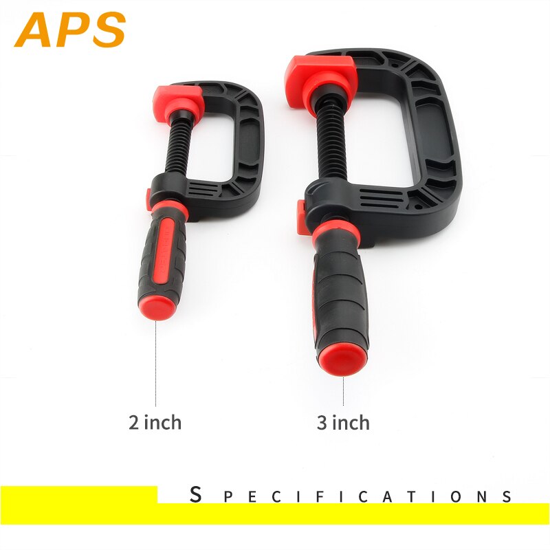 quick release clamp plastic G wood clamp 2"3" c-clamp for wood working c clamps tools