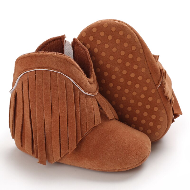 Toddler Boots Newborns Prewalkers For Unisex Baby Boys Girls Winter Keep Warm Moccasins Tassel Footwear Shoes Sneakers