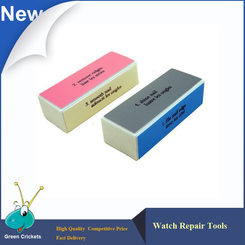 2 kpl/erä kellon korjaustyökalut hiomalohko, kellojen osien käsikiillotustyökalut