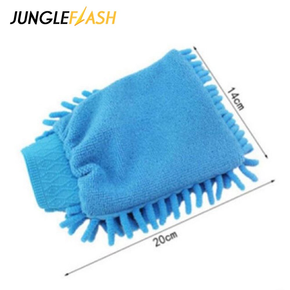 JUNGLEFLASH Mikrofaser Waschen Hand Handschuhe Große Größe Auto Fenster Staub Reinigung Handschuh Haushalt Reinigung Handtuch Auto Trocknen