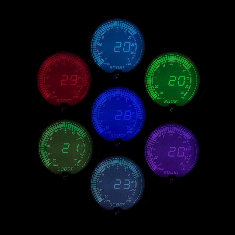 Misuratore Di Pressione PSI 2" 52 Mm Digitale E Puntatore 7 - Foto 6