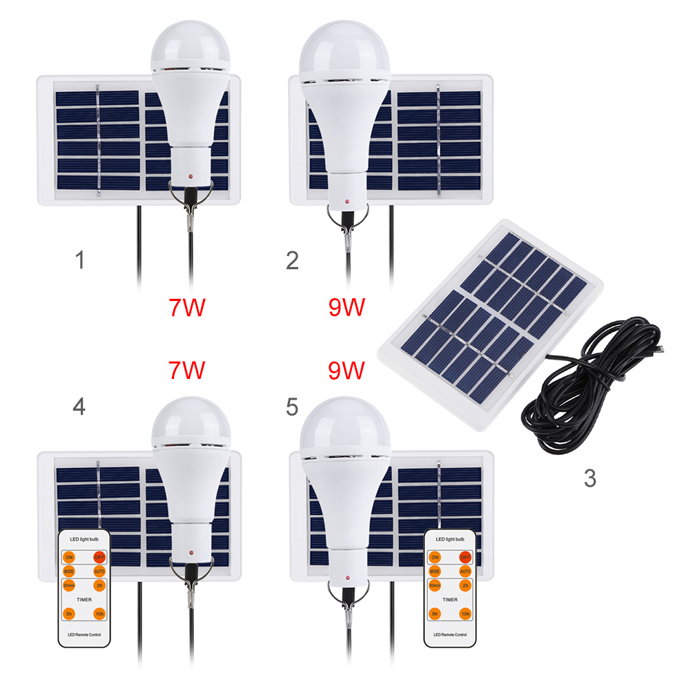 Led Solar Bulb Light Waterdichte Outdoor 5Mode Usb Opgeladen Opknoping Noodsituatie Zonlicht Aangedreven Lamp Draagbaar Krachtig Indoor Huis