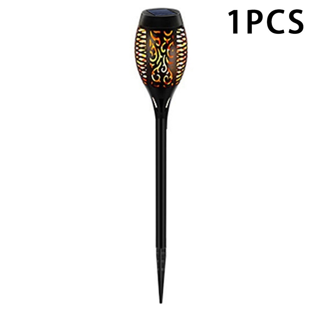 12led Solar Flame Lamp Outdoor Inductie Tuin Binnenplaats Plug Decoratieve Landschap Lamp: 1pcs