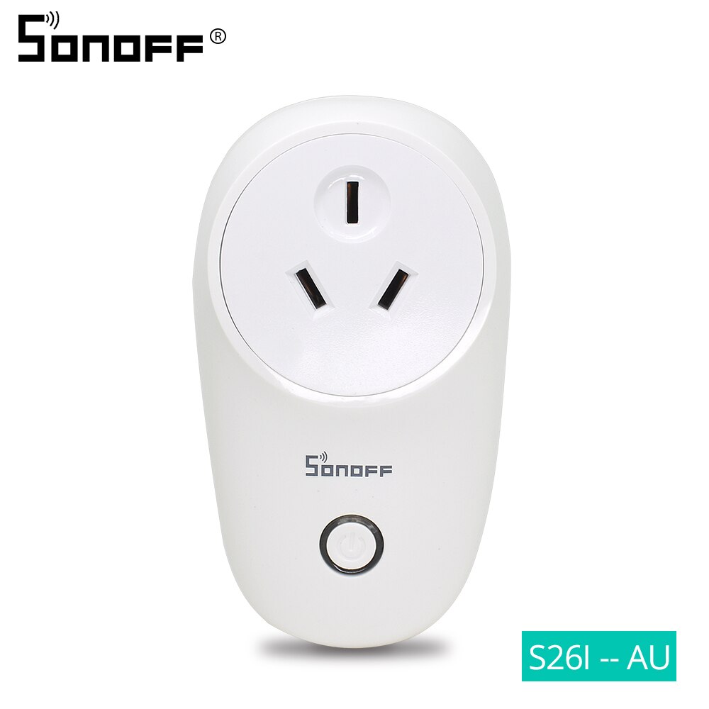 Sonoff S26 Smart Plug - 10A WiFi Socket - EU/UK/US/AU/BR/CH/IT/IL/CN - Google Home Alexa Compatible: Sonoff s26 AU