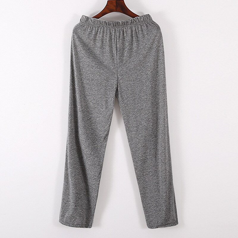 Cotton Solid Pajama Pants For Adluts Home Autumn Spring Trousers Leisure Loose Comfortable Pajamas Men Sleep Bottoms Homewear