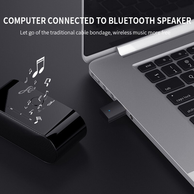 5.0 Bluetooth Adapter Desktop Laptop USB Pc Bluetooth Transmitter Receiver for Connecting Headset Speaker
