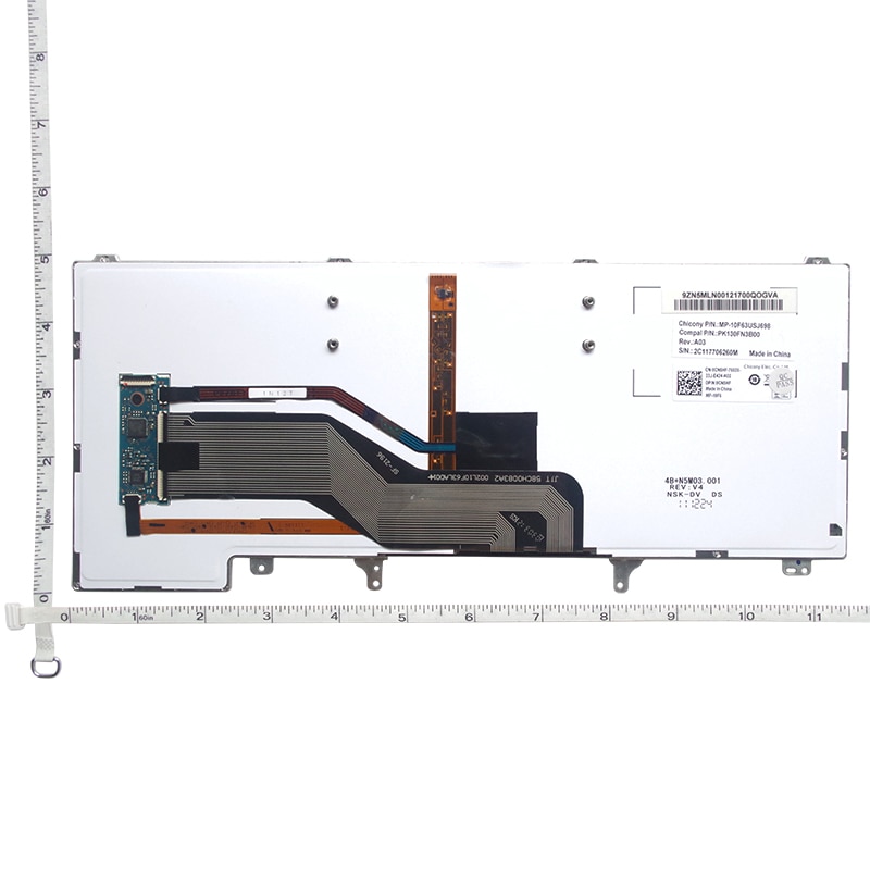 GZEELE For Dell Latitude E5420 E5420M E5430 E6220 E6230 E6320 E6330 keyboard US layout black color with backlit laptop keyboard