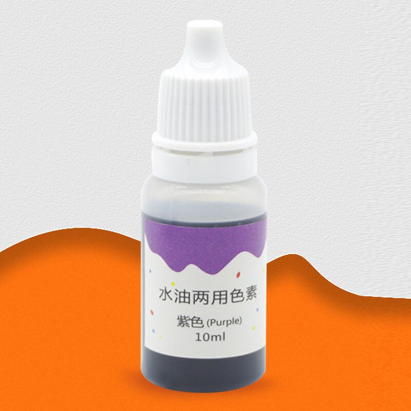 10ml Handgemachte Seife Farbstoff Pigmente Basis Farbe Flüssigkeit Pigment DIY Manuelle Seife Farbstoff Werkzeug Bausatz MK: Violett