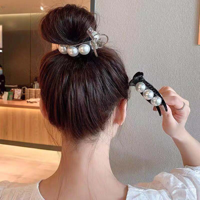 Hair Claw Clip Women Barrettes Acrylic Hairpin Clip Large Ponytail Hair Clip Headdress Colorful Hair Accessories