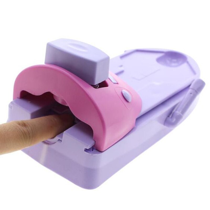 Diy bærbar søm printer kunst stempling værktøj neglelak dekoration printer maskine søm stamper sæt til søm