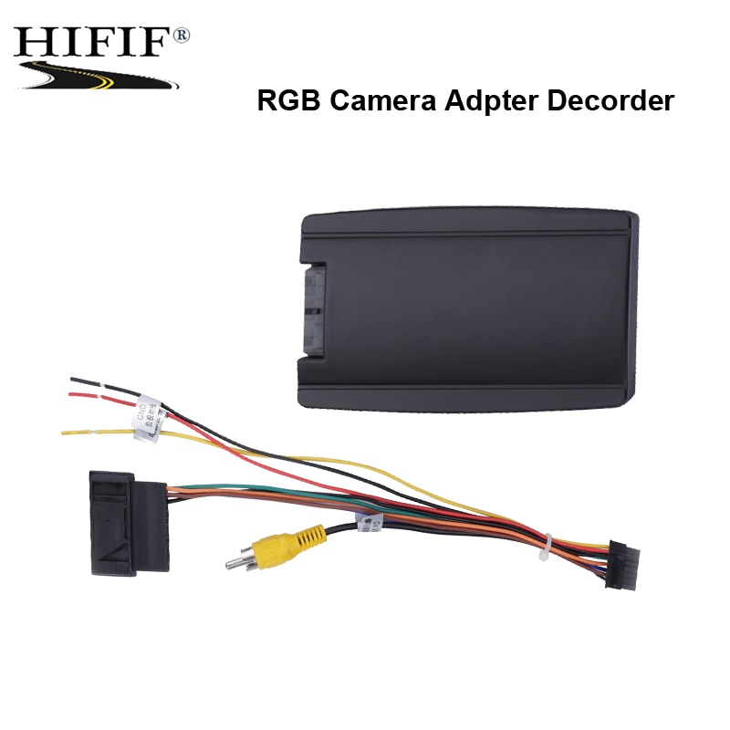 adapter kamery RGB dekoder robić AV CVBS konwerter sygnału skrzynka dla fabryki OEM kamera cofania wstecznego dla VW/Volkswagen
