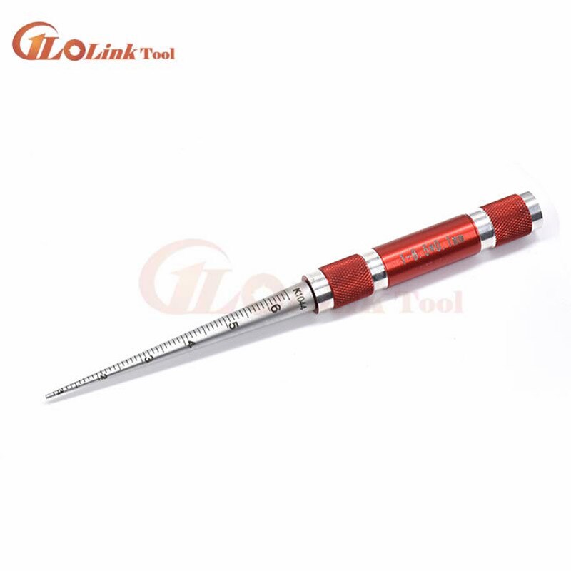 Conical feeler gauge taper cone cylinder gauge 1-6.5mm 3-15mm 15-30mm 30-45mm for measuring hole size diameter tapper gauge: 1-6.5mm