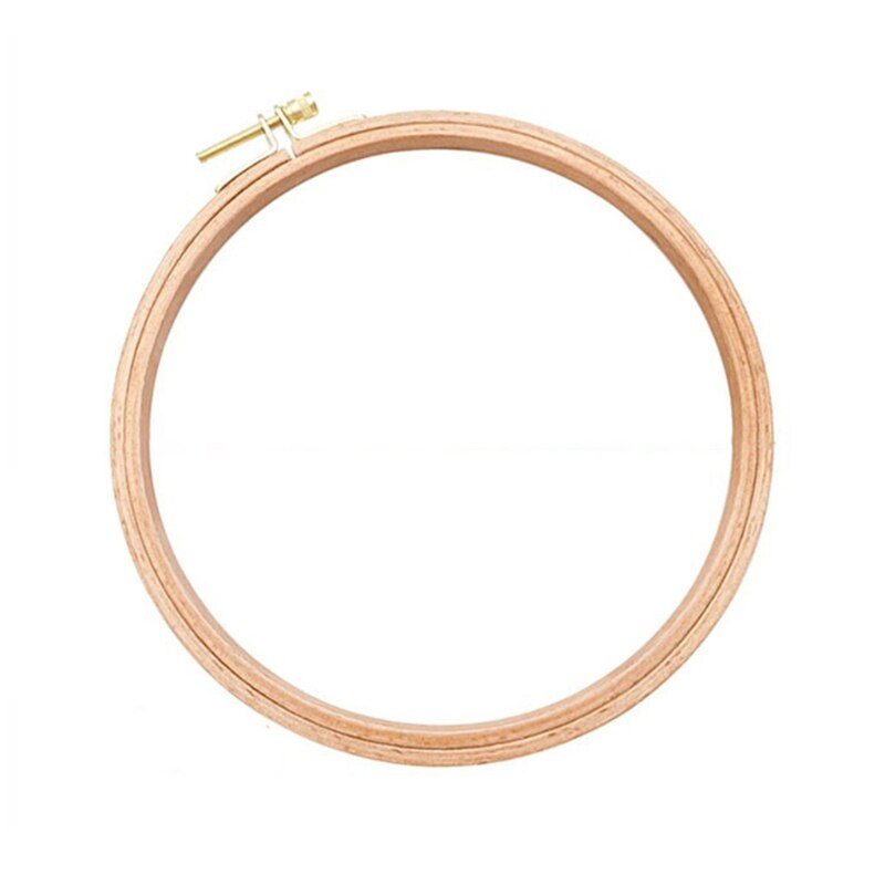 Embroidery Hoop Circle Round Oval Cross Stitch Hoops Traditional Quilting Ring Wooden Frame Art Craft DIY Sewing Tool