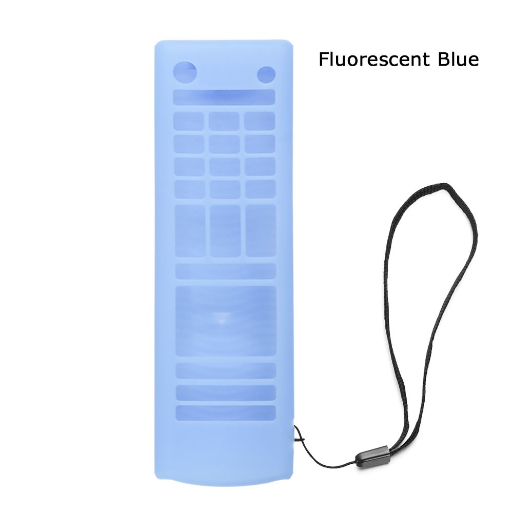 Case Remote Control Skin Silicone Cover Remote Controller Protector For LG AKB75095307 AKB74915305 AKB75375604: fluorescent blue