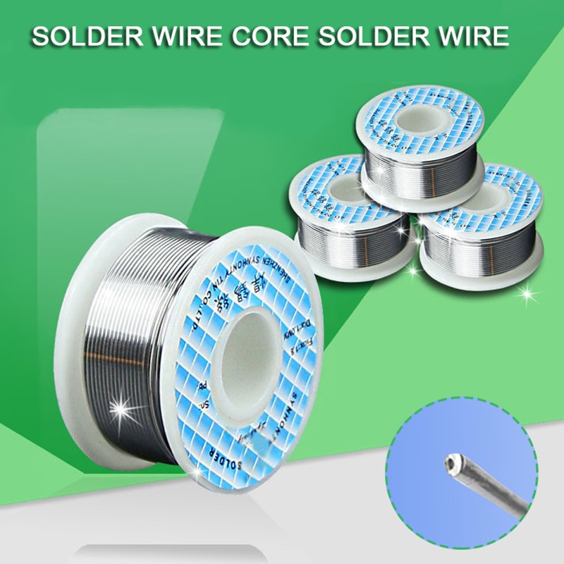 0.8mm Soldering Tin Wire Tin Lead Rosin Core Soldering Wire Roll Flux 2.0% Welding Repair Tools For Electrical Soldering 1Pcs