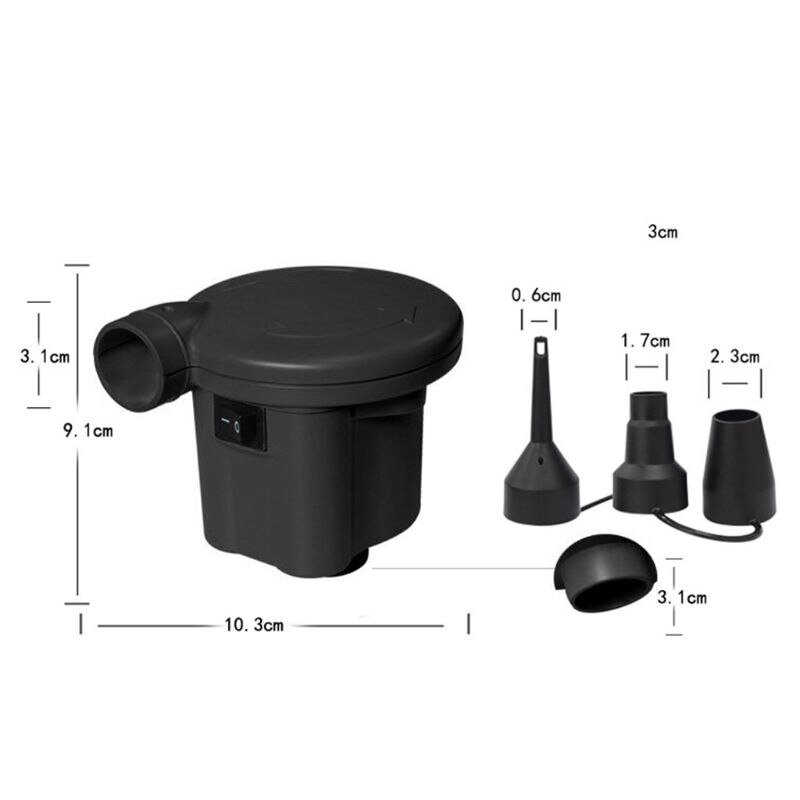 Pompa nadmuchiwana elektryczny materac dmuchany pompa kempingowa pompa sprężarki powietrza przenośna szybka napełniająca pompa powietrza robić użytku domowego