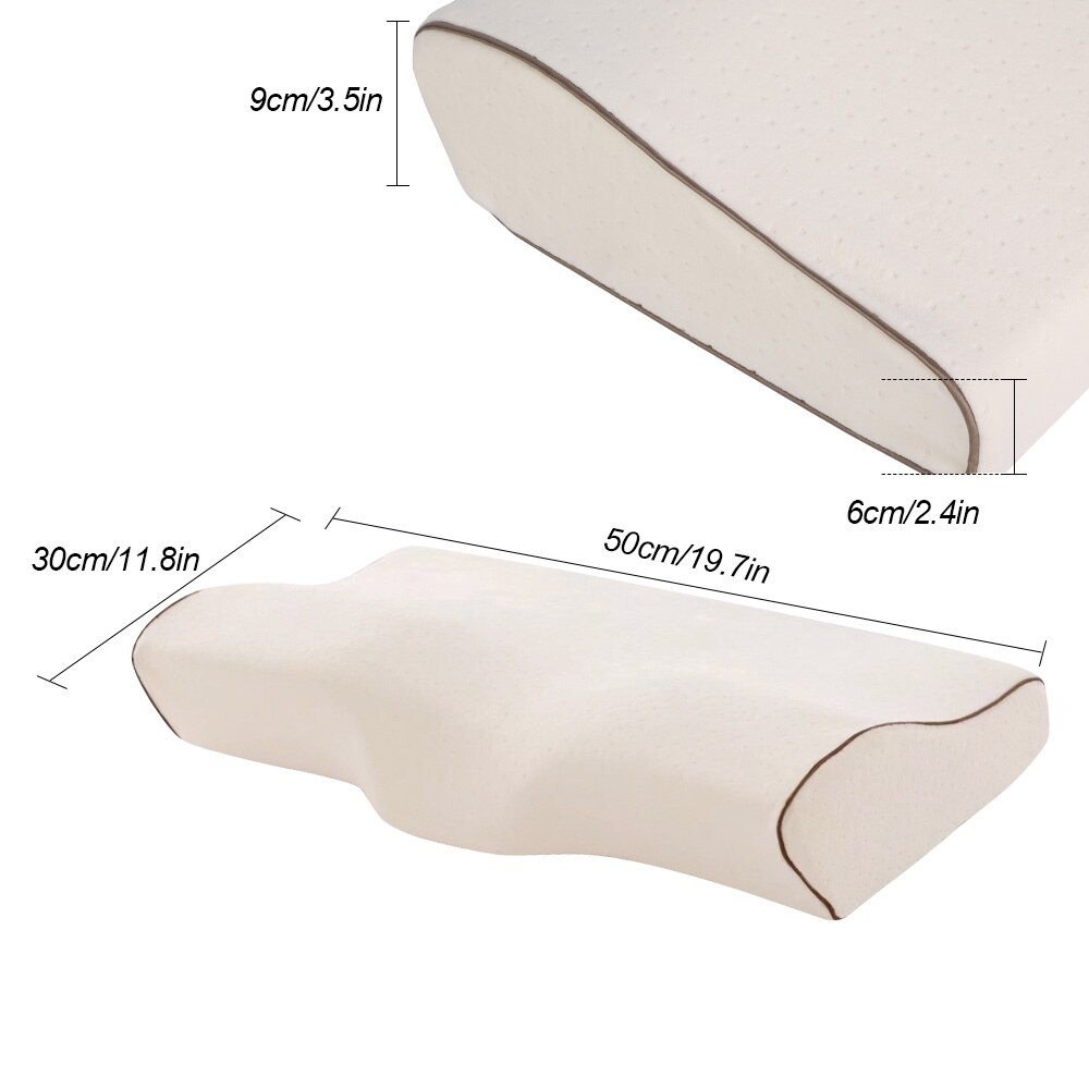3d puder ergonomisk memory skum pude vaskbar rejse nakke partikel pude 3d puder sovepude micro airballs fyld: C2 gule