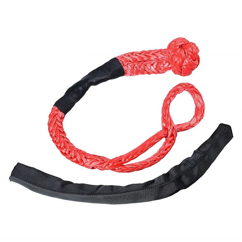 15mmSoft Fesseln, ATV Winde Schäkel für Auto Teile, Synthetische Winde Kabel, Kevlar Seil Schäkel