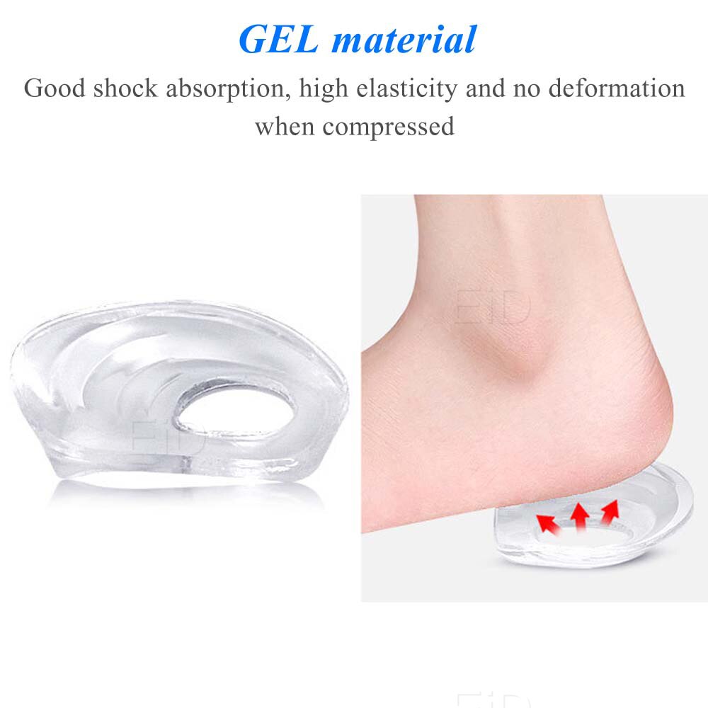 Semelles orthopédiques en gel de silicone pour pieds plats, semelles de chaussures à soutien de voûte plantaire élevé, coussin orthopédique pour la correction, santé des jambes de bœuf, soins des pieds