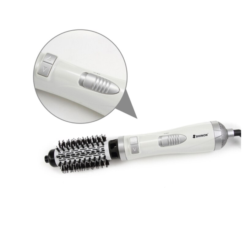 Chjpro – brosse sèche-cheveux électrique professionnelle, 900W, 360 rotations, 220V, peigne, lisseur