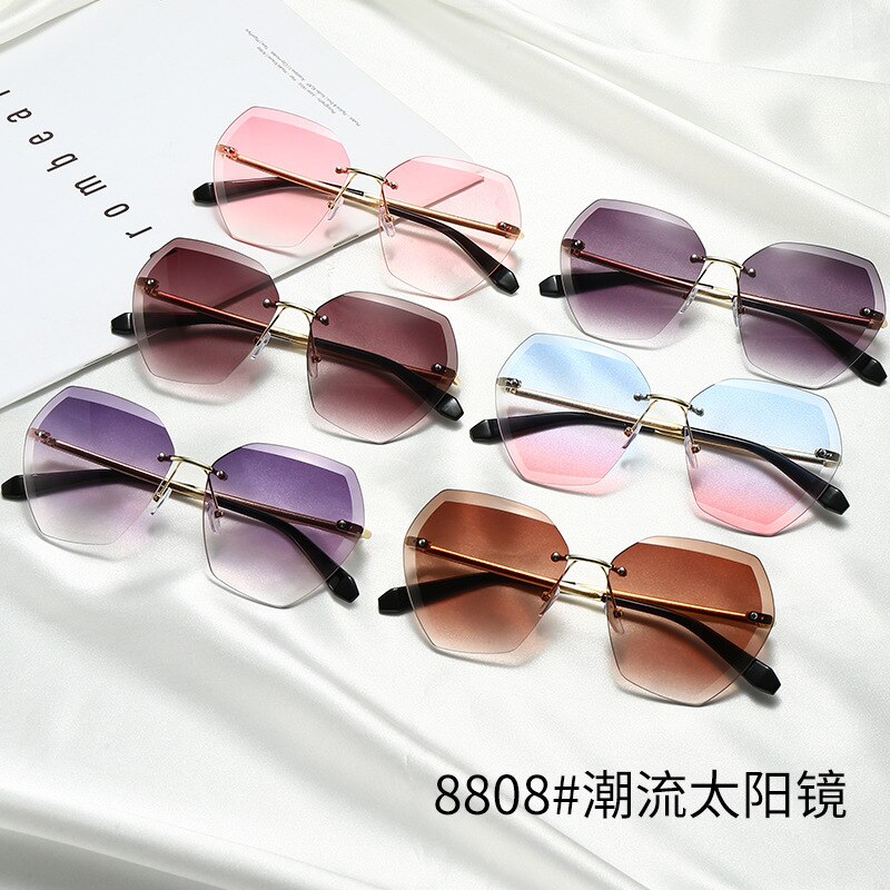 Driver's Sunglasses Sunglasses Gradient Lenses Sun Glasses Lady Vintage Alloy Legs Classic Shades