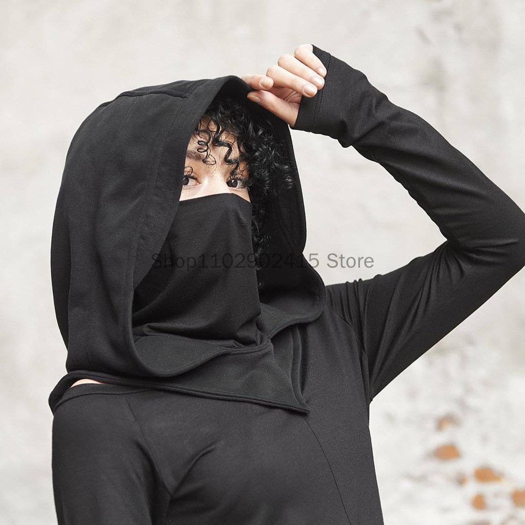 Unisex Halloween Costumes Medieval Mask Hat Cosplay Renaissance Hooded Cloak Assassin Black Gothic Vampire Accessories