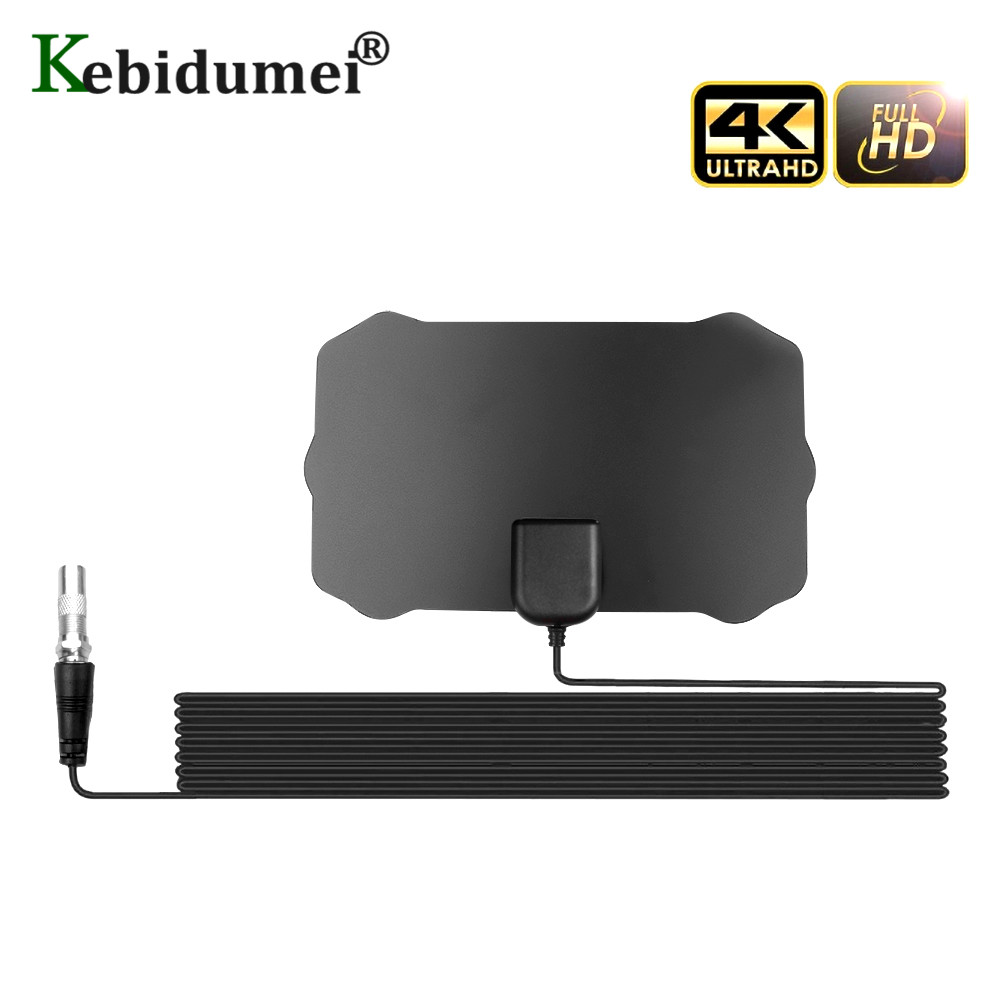 Indoor Digital TV Antenna 200 Mile Range 4K HDTV Digital 1080p TV Antenna Signal Receiver Amplifier Booster