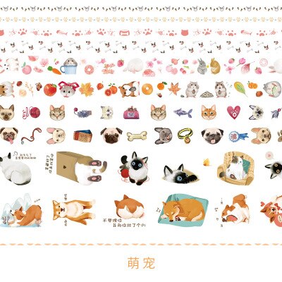 10 Rolls Masking Washi Tape Set Vintage Floral Plant Flamingo Decorative Sticker Diy Adhesive Label For Scrapbooking Planner: 4