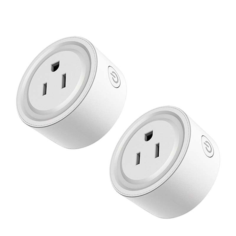 Wireless Remote Voice Control WiFi Smart Plug US Adapter Power Energy Monitor Outlet Timer Socket For Alexa Google Home Hao Deng: 2 pieces